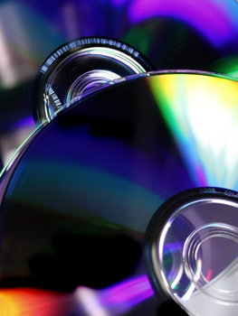 This photo of DVDs was taken by Brazilian photographer Rodolfo Clix.